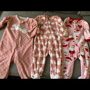 Fleece 9 month jammies